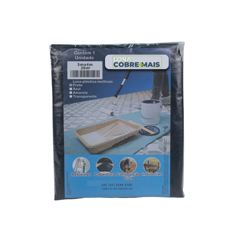 Lona Preta Fracionada